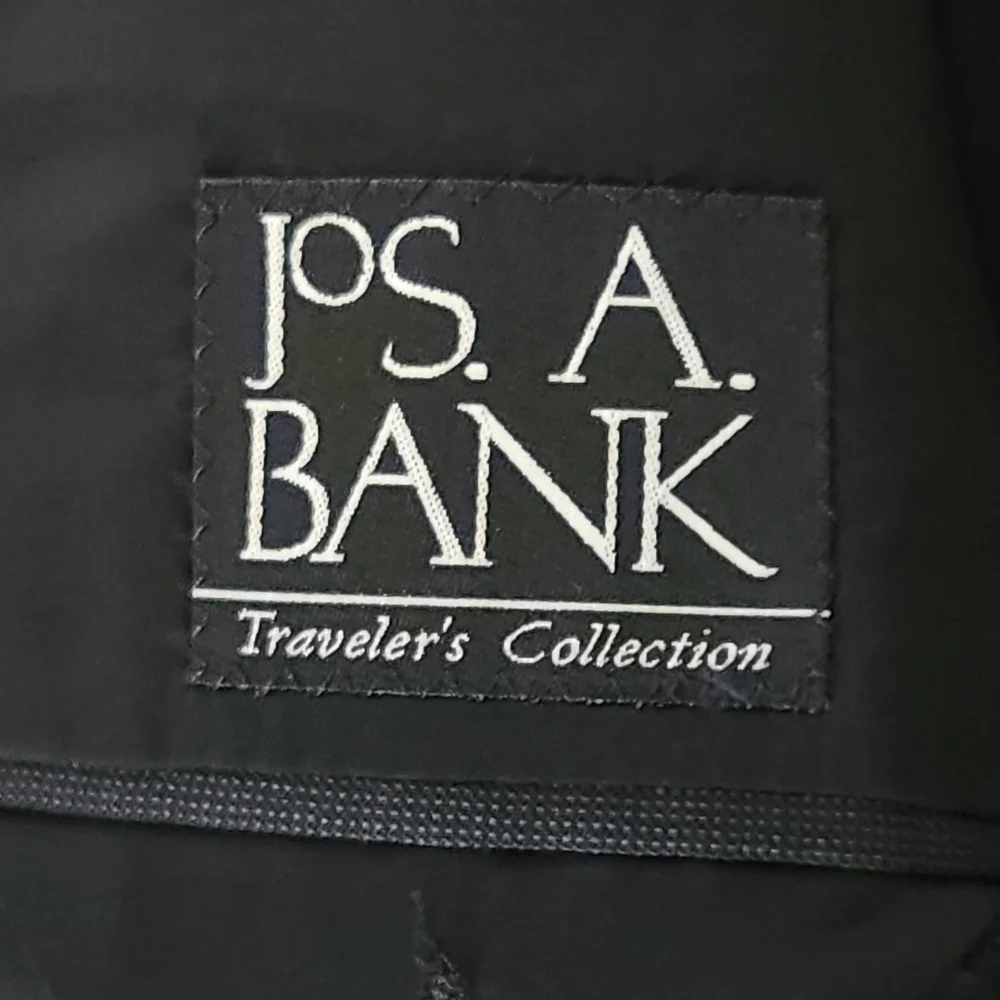 Jos. A. Bank Traveler’s Collection Men’s 46R Black 100%‎ Wool Two-Button Blazer